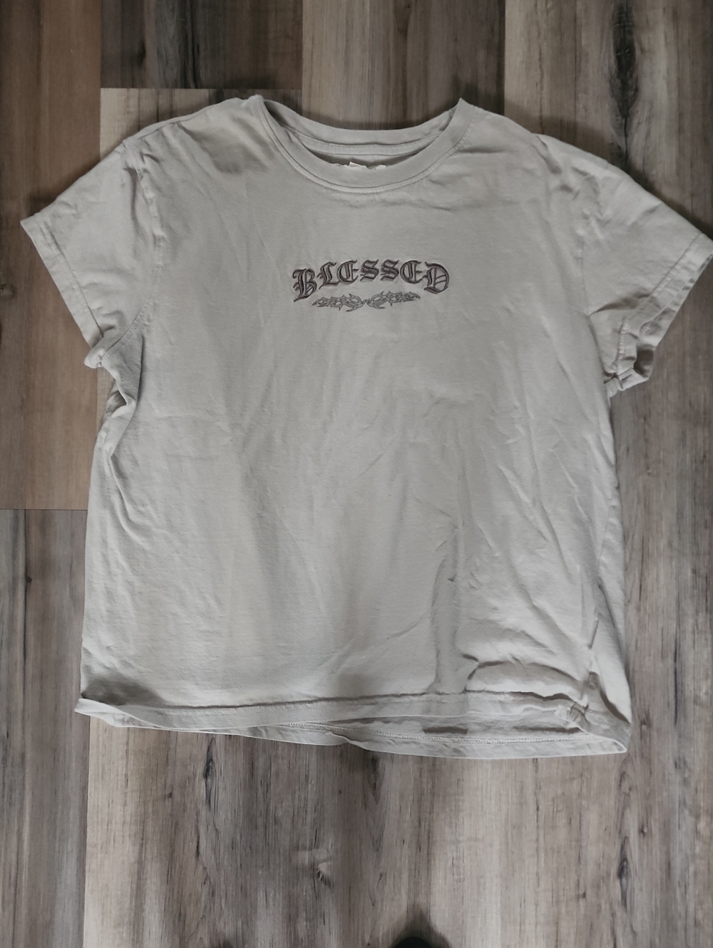 Brooklyn Cloth Light Beige Crewneck Tee